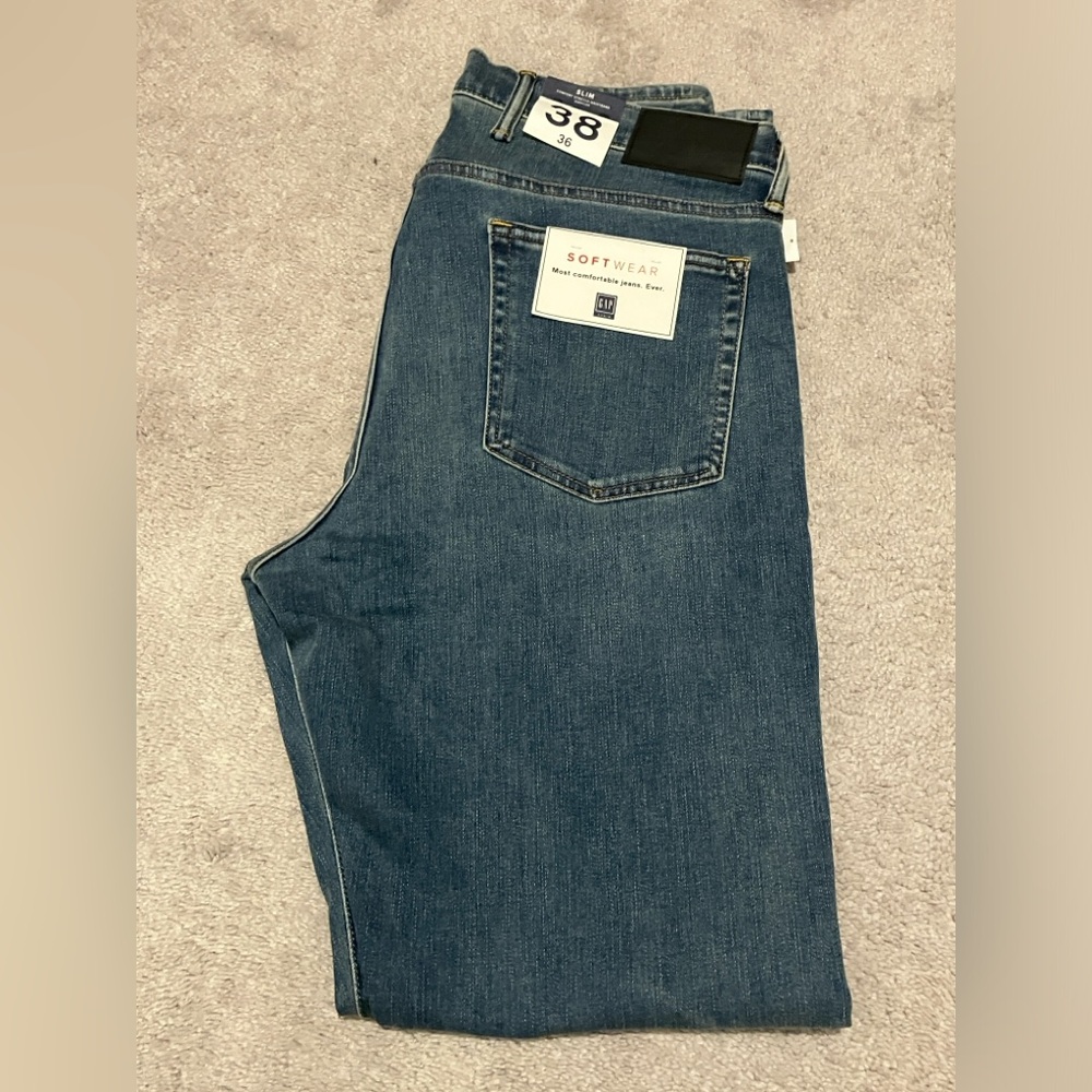 Gap Softwear Slim Jean 38x36 - Picture 5 of 8